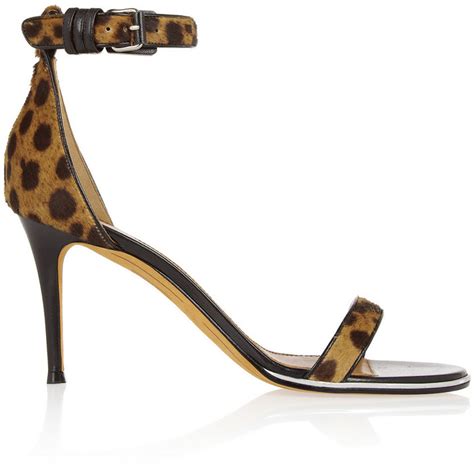 givenchy leopard print calf hair sandals|Givenchy Calf.